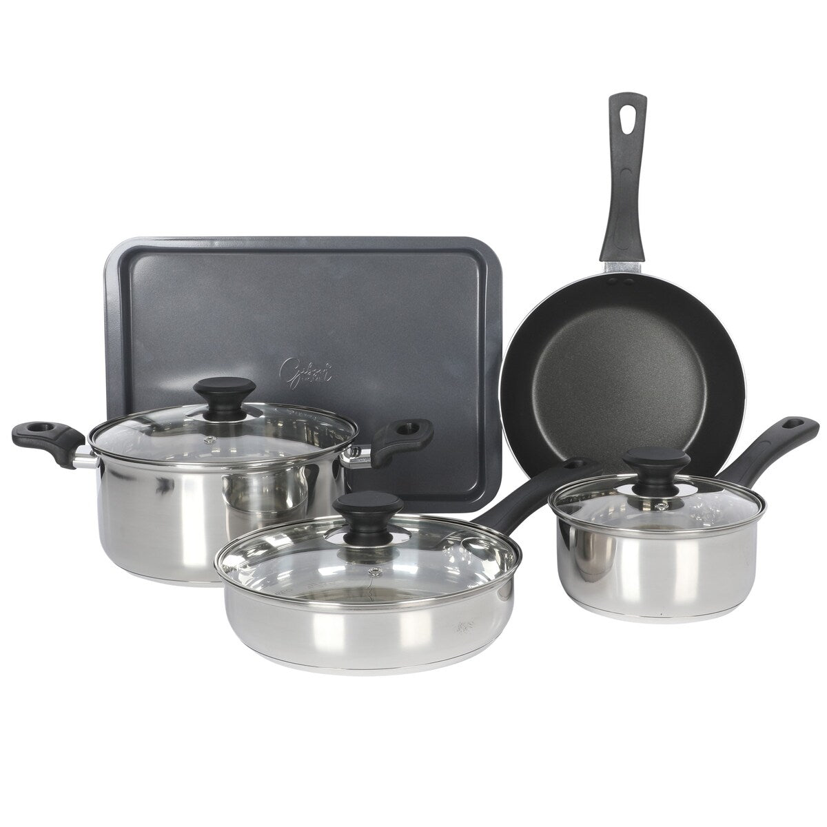 Ensemble de cuisine Gibson Home 74 pièces : ustensiles de cuisine, vaisselle, couverts, ustensiles et gadgets, rangement et verrerie