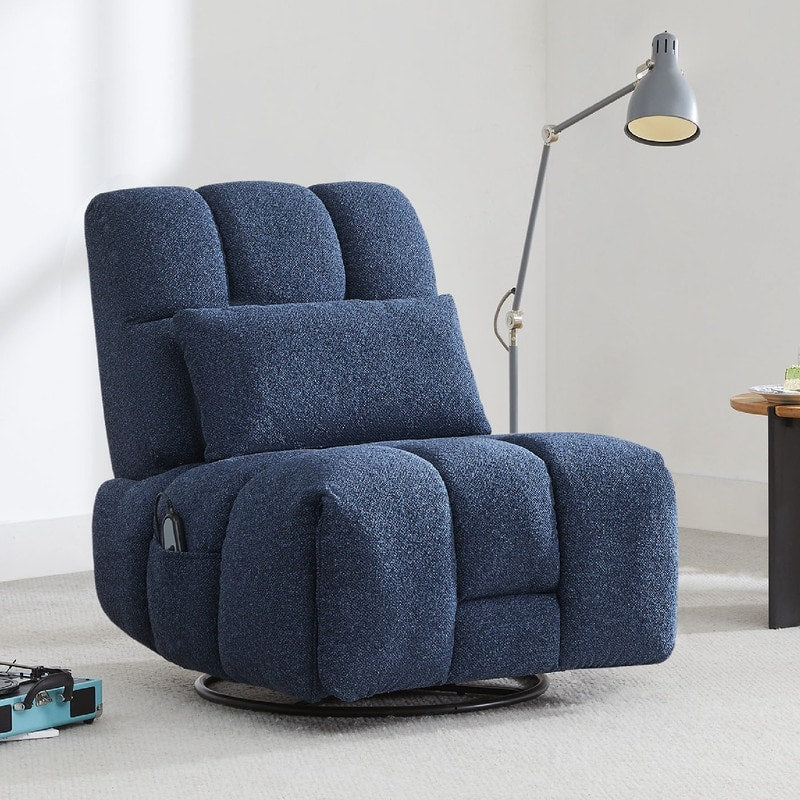 Fauteuil inclinable électrique Cole pivotant avec support lombaire