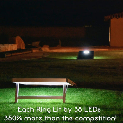 Ensemble de cornhole lumineux à LED de taille réglementaire GoSports