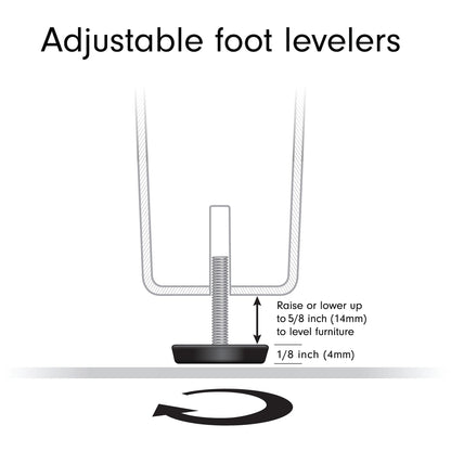 Meuble TV rectangulaire Hanson pour téléviseurs jusqu'à 75