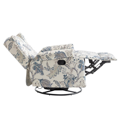 Ensemble de 2 fauteuils inclinables pivotants et coulissants de 29 po de largeur avec dossier à poussée manuelle