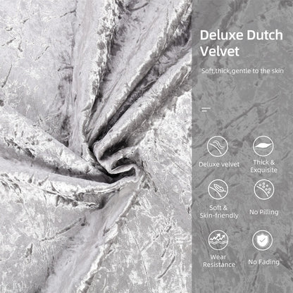 Lit pour animal de compagnie en velours capitonné avec coussin amovible